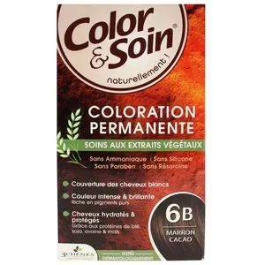 Les 3 Chênes Color & Soin Marron Cacao 6B pas cher