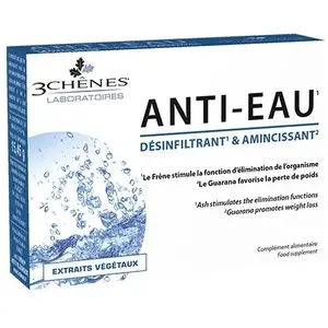 Les 3 Chênes Minceur Anti-Eau Extraits Végétaux 30 comprimés pas cher