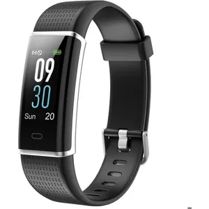 HETP Montre Connectée Sport Étanche IP68, Bracelet Connectée NOIRVendu parcdiscount