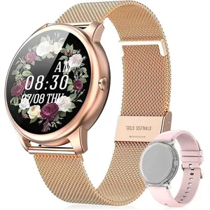 EasySMX Montre Connectée Femme R7 version 1.1 Rose doré Smartwatch Ét... pas cher