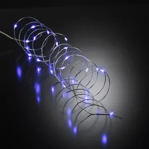 1001KDO Douceur D'intérieur - Guirlande interieur fil cuivre 20 led bleues pas cher