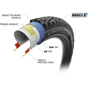 Michelin Pneu Vtt Dh16 Racing Tubeless 27.5´´ X 2.40