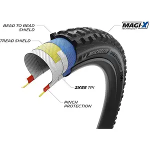 Michelin Pneu Vtt Wild Enduro Dark Racing Tubeless 29´´ X 2.40 pas cher
