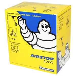 MICHELIN - Chambre À Air Scooter 8" - 3.50/4.00 - 8B 1 Valve741 pas cher