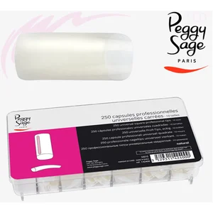 Capsules professionnelles universelles carrées - PEGGY SAGE - Faux ongles pas cher