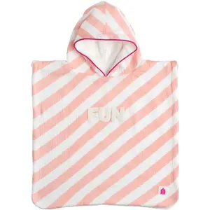 Sauthon Poncho de plage à rayures Roses Pop (1-3 ans) pas cher