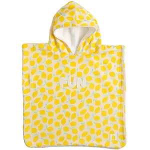 Sauthon Poncho de plage Citron Pop (1-3 ans) pas cher