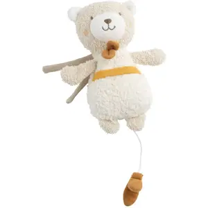 Comparateur de prix : Peluche mini musical en bouclette coton bio