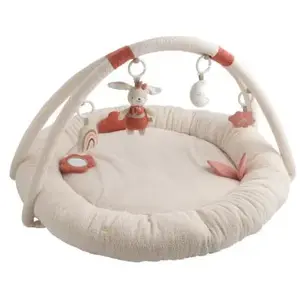 Comparateur de prix : Tapis D'éveil Rond En Bouclette Coton Bio