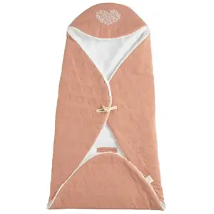 Comparateur de prix : Couverture Nomade À Capuche En Coton Matelassé