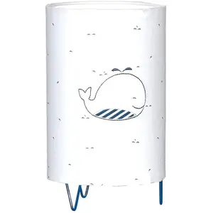 Sauthon Luminaire Blue Baleine - Blanc - Gris Clair pas cher
