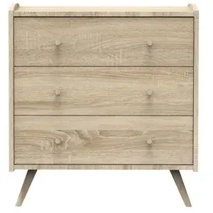 SAUTHON Commode 3 Tiroirs Access BoisVendu parrakuten
