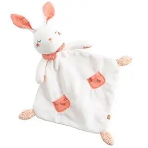 Sauthon Doudou bébé Mouchoir | Peluche bébé | Esmée | Doudou Naissance | Cadeau Naissance pas cher