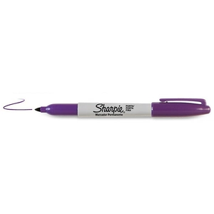 Marqueur permanent Sharpie Pointe fine Violet pas cher