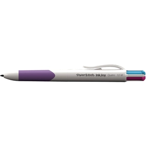 Papermate Pprm Paper Mate InkJoy Quatro-balpen met 4 kleuren | vrolijke kleuren | Medium punt (1,0 mm) | 12 stuks pas cher