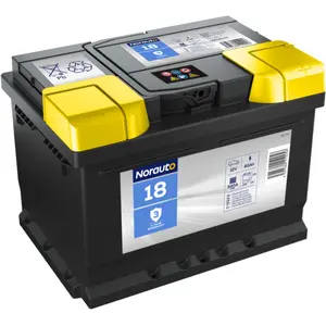 Batterie norauto bv18 60 ah - 540 a pas cher