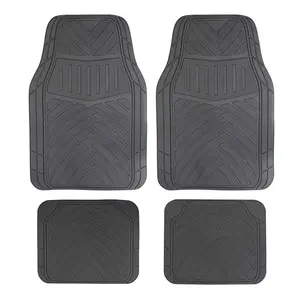 Optima 4 tapis universels noirs en pvc pas cher
