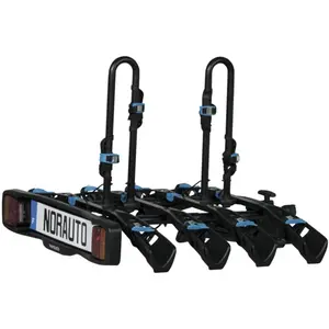 Porte-vélos d'attelage plate-forme norauto deck 100-4 pour 4 vélos pas cher