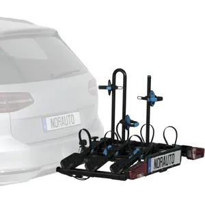 Porte-vélos d´attelage plate-forme norauto deck 200-3 pour 3 vélos