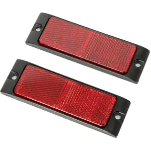 2 catadioptres rectangulaires rouges 2en1 norauto pas cher