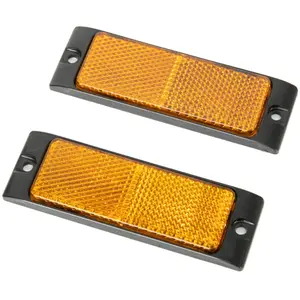 2 catadioptres rectangulaires oranges 2en1 norauto pas cher