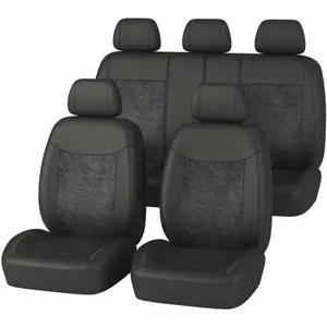 Jeu complet de housses universelles voiture norauto titan noir et gris pas cher