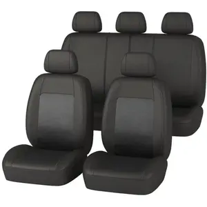 Jeu complet de housses universelles voiture norauto rhea noir avec cer... pas cher
