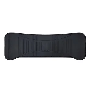 1 tapis arrière avec connecteur central bosselé universel norauto en pvc noir pas cher