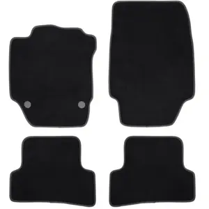 Jeu complet de tapis sur mesure noirs en moquette norauto pas cher
