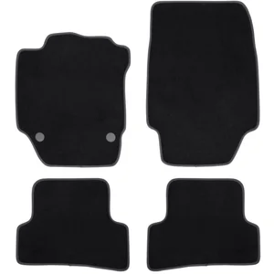 Jeu complet de tapis sur mesure noirs en moquette norauto pas cher