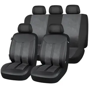 Jeu complet de housses universelles voiture norauto uranus noir avec certificat kba pas cher