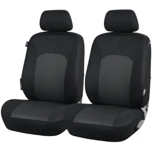 Jeu de 2 housses universelles sièges avant voiture norauto mercury noir avec certificat kba pas cher