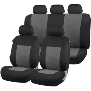 Jeu complet de housses universelles voiture norauto eris gris anthracite avec certificat kba pas cher