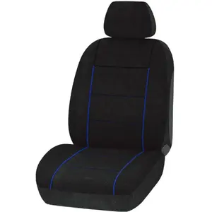 Noname 1 housse universelle siège avant voiture 1er prix noir et bleu pas cher