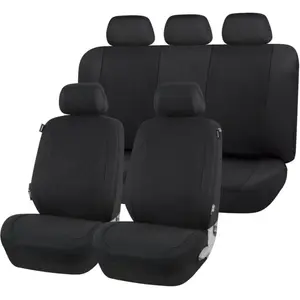 Jeu complet de housses universelles voiture norauto ceres noir avec certificat kba pas cher