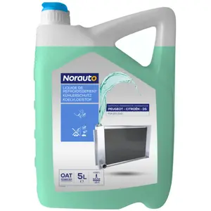 Liquide de refroidissement vert bleu -35°c norauto 5 l pas cher