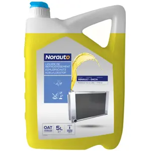 Liquide de refroidissement jaune -25°c norauto 5 l pas cher