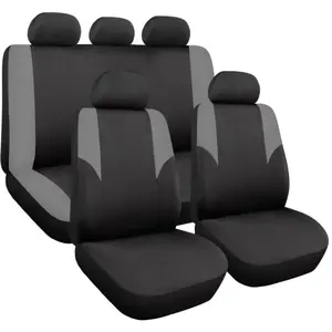 Noname Jeu complet de housses universelles voiture 1er prix noir et gris pas cher