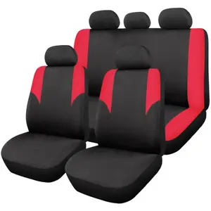 Noname Jeu complet de housses universelles voiture 1er prix rouge et noir pas cher