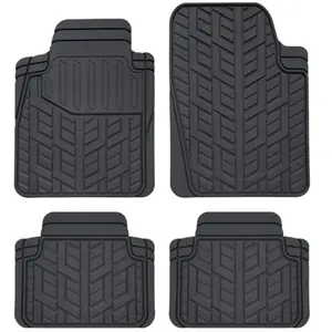 4 tapis universels en pvc noir norauto pas cher