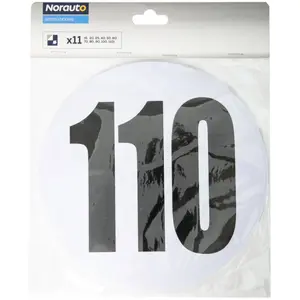 Kit de disques adhésifs de limitation de vitesse 11pc norauto pas cher