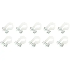 10 clips plastiques de fixation de câble 6-9mm norauto pas cher
