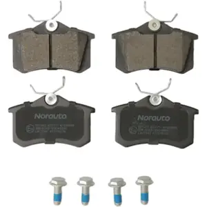 4 plaquettes de frein norauto np1491