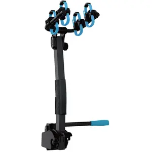 Porte-vélos d'attelage suspendu norauto slim 100-2v2 pour 2 vélos