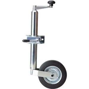 Roue jockey 48mm en caoutchouc avec bride norauto