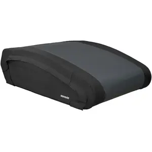 Coffre de toit pliant norauto bermude flex en tissu gris 340l pas cher