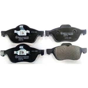 Norauto Remblokken Set NRP1440 Vooras, 4 stuks Anti geluid Coating OEM Kwaliteit Geschikt voor Renault Clio II, Peugeot 206, Citroën C3 pas cher