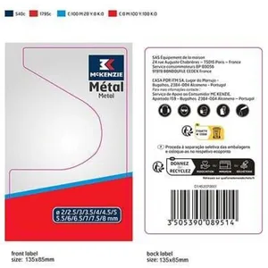Coffret 13 forets metal 2-8 pas cher