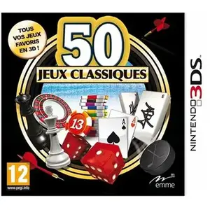 Logithéque Micro Application 50 Jeux Classiques 3ds pas cher