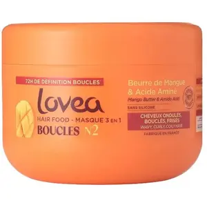 Lovea Curl Hair Food 3-in-1 Haarmasker Mango Extract & Amino Acid pas cher